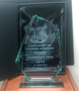 Entrega del Premi Ricardo Ten a l’Esforç Esportiu - Mario Torres Artesania - Valencia